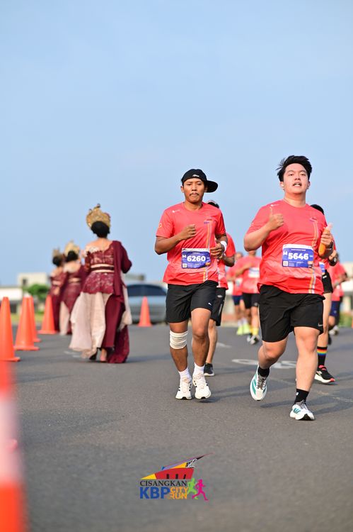 Race photo from CISANGKAN KBP CITY RUN 2025