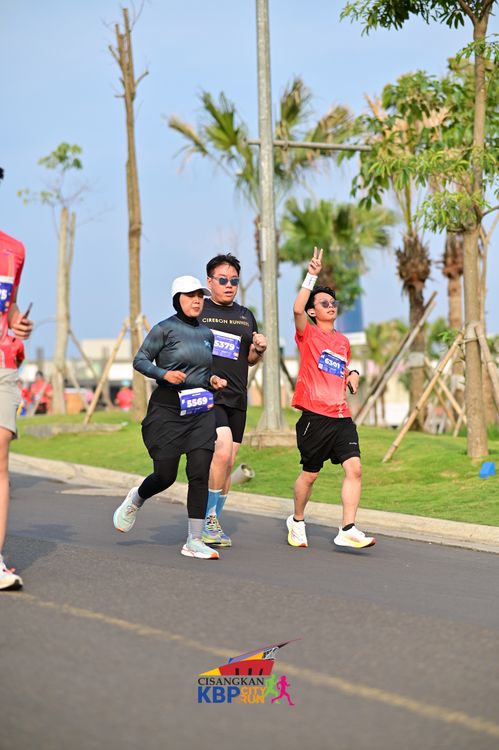Race photo from CISANGKAN KBP CITY RUN 2025