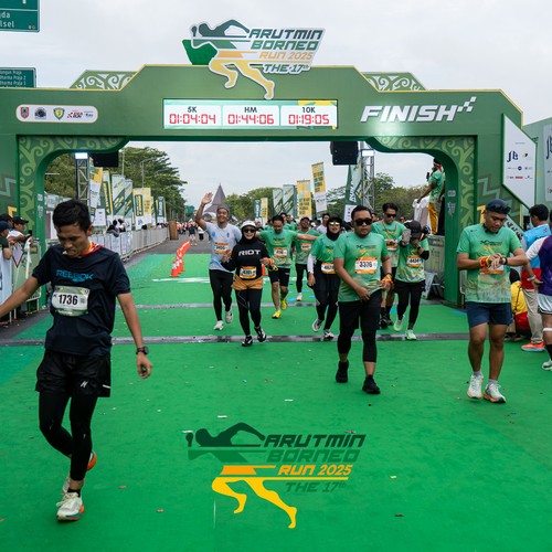 Race photo from ARUTMIN BORNEO RUN 2025