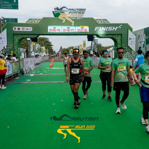 Race photo from ARUTMIN BORNEO RUN 2025