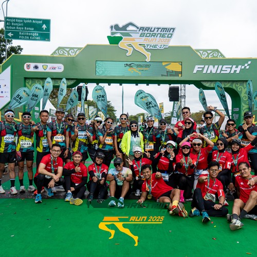 Race photo from ARUTMIN BORNEO RUN 2025