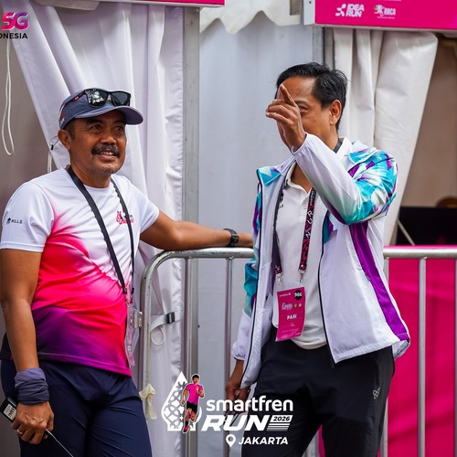 Race photo from SMARTFREN RUN 2026