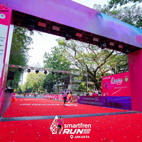 Race photo from SMARTFREN RUN 2026