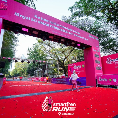 Race photo from SMARTFREN RUN 2026