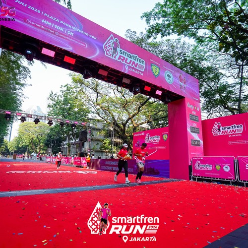 Race photo from SMARTFREN RUN 2026