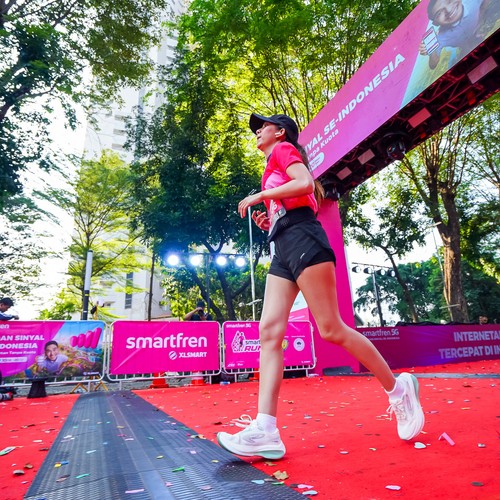 Race photo from SMARTFREN RUN 2026