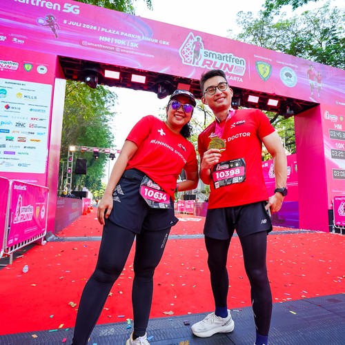 Race photo from SMARTFREN RUN 2026