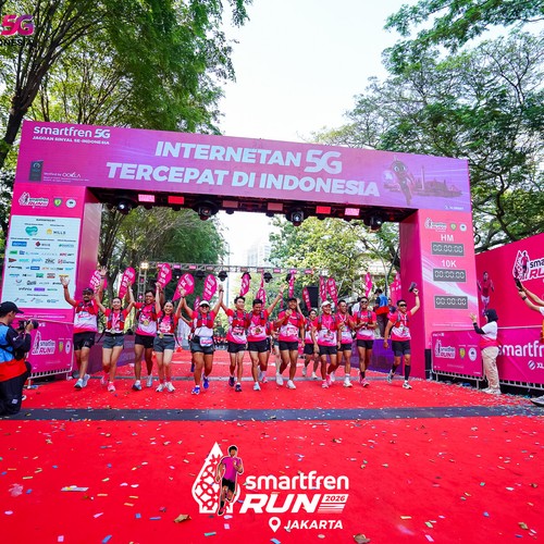 Race photo from SMARTFREN RUN 2026