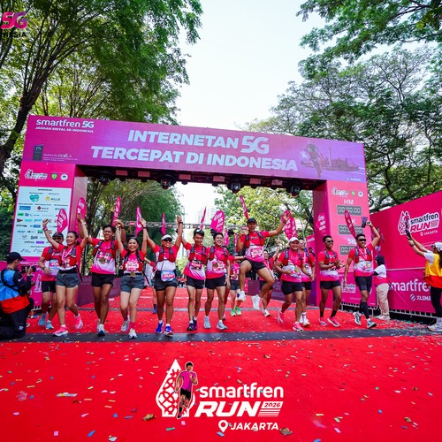 Race photo from SMARTFREN RUN 2026
