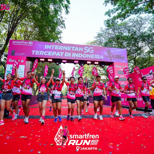 Race photo from SMARTFREN RUN 2026