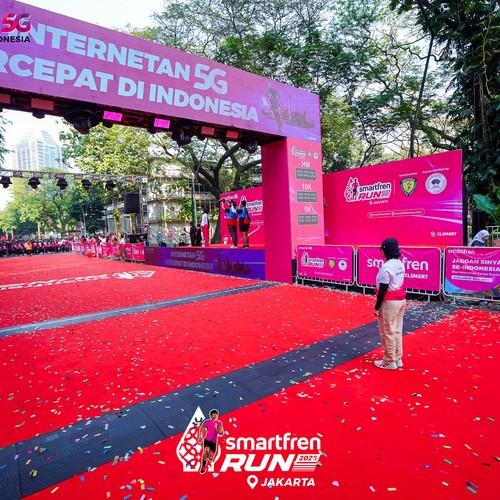 Race photo from SMARTFREN RUN 2026