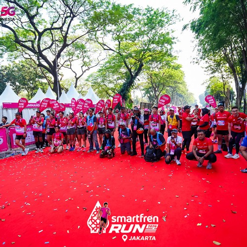 Race photo from SMARTFREN RUN 2026