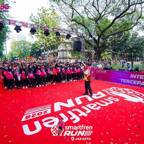 Race photo from SMARTFREN RUN 2026