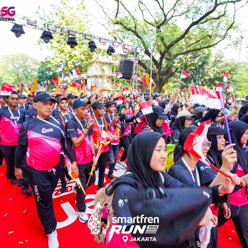 Race photo from SMARTFREN RUN 2026