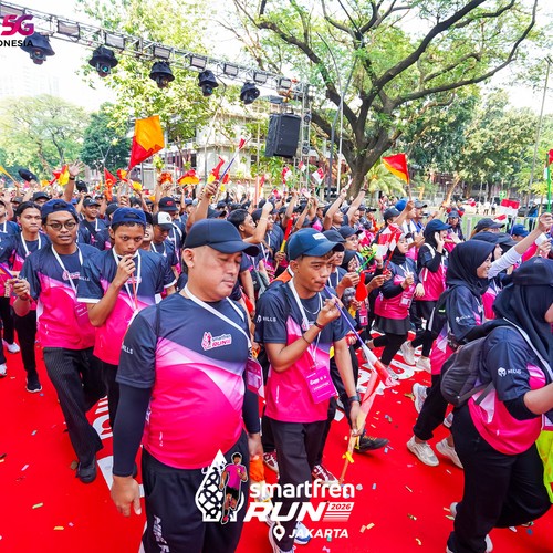 Race photo from SMARTFREN RUN 2026