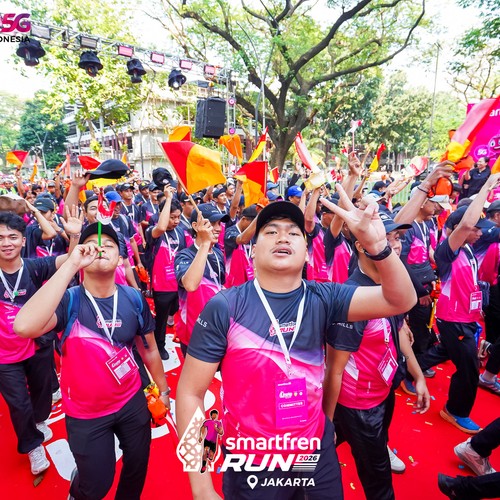 Race photo from SMARTFREN RUN 2026