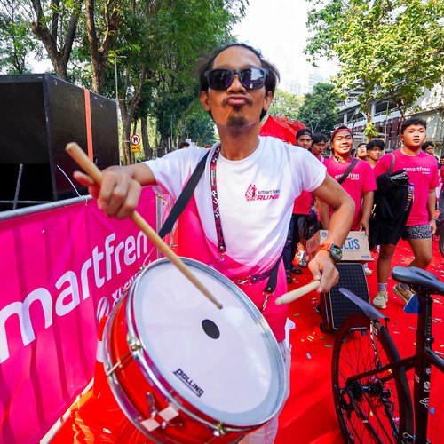 Race photo from SMARTFREN RUN 2026