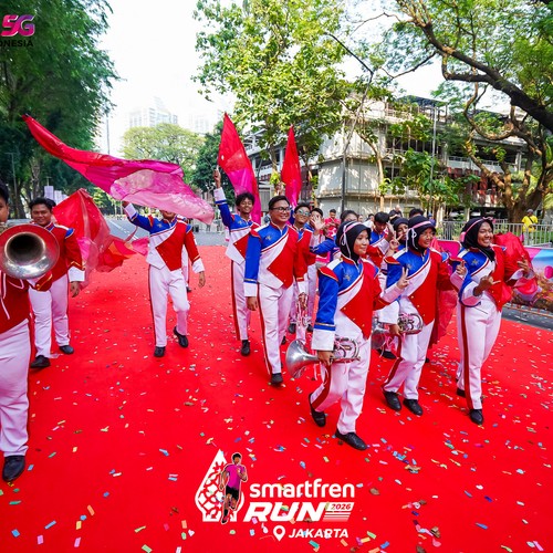 Race photo from SMARTFREN RUN 2026