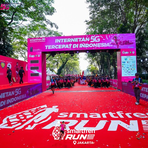 Race photo from SMARTFREN RUN 2026