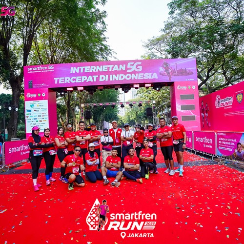 Race photo from SMARTFREN RUN 2026
