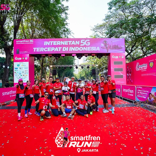 Race photo from SMARTFREN RUN 2026