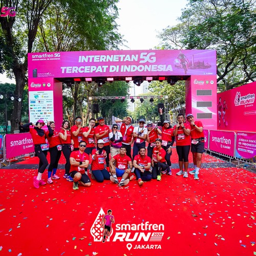 Race photo from SMARTFREN RUN 2026