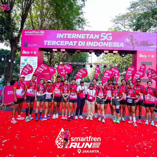 Race photo from SMARTFREN RUN 2026