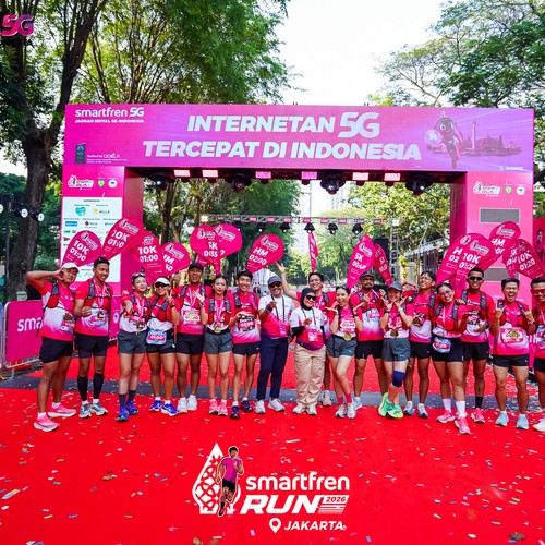 Race photo from SMARTFREN RUN 2026
