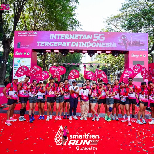 Race photo from SMARTFREN RUN 2026