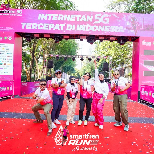 Race photo from SMARTFREN RUN 2026