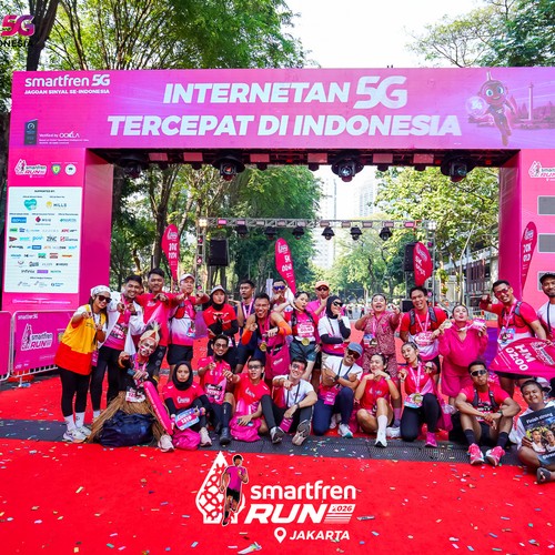 Race photo from SMARTFREN RUN 2026