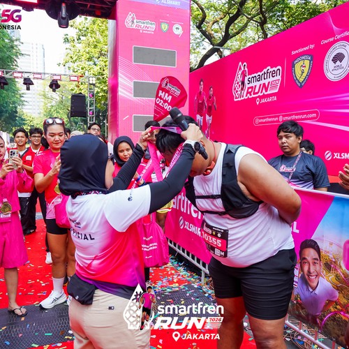Race photo from SMARTFREN RUN 2026