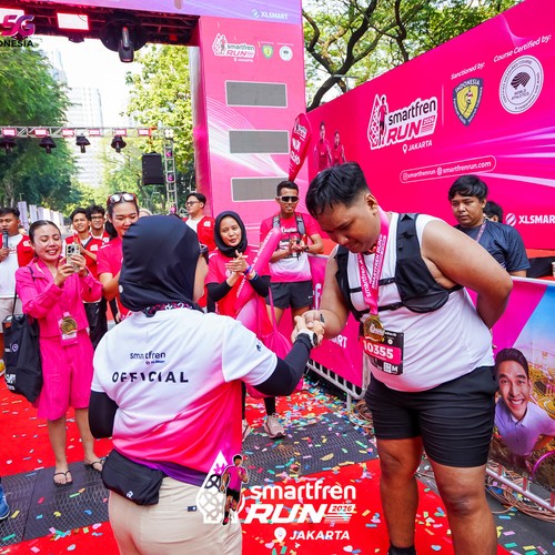 Race photo from SMARTFREN RUN 2026