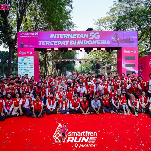 Race photo from SMARTFREN RUN 2026