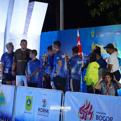 Race photo from BOGORUN 2026