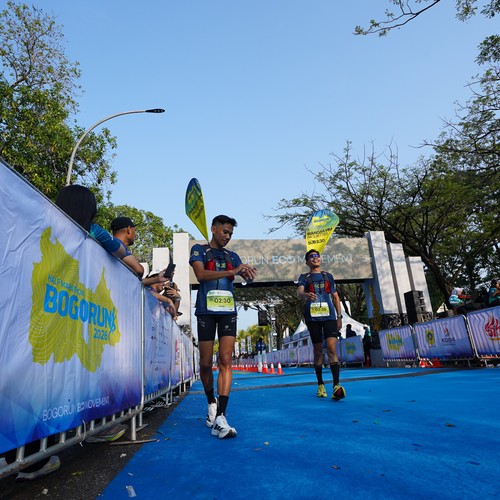 Race photo from BOGORUN 2026