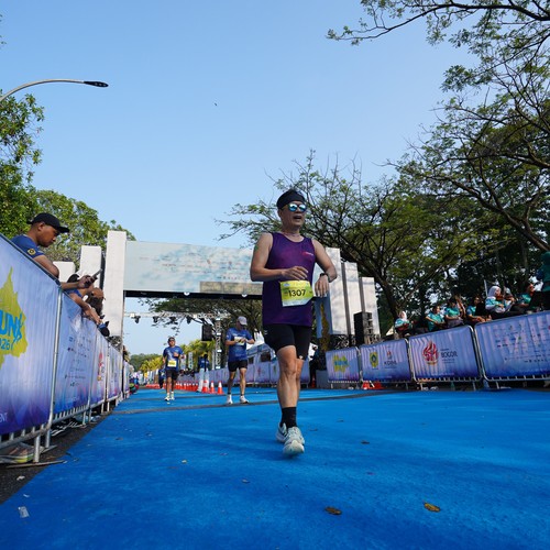 Race photo from BOGORUN 2026