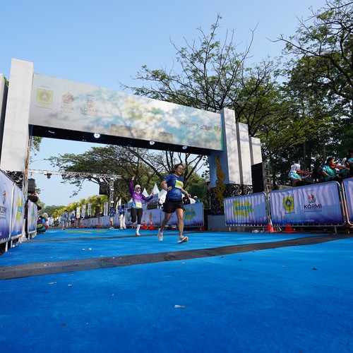 Race photo from BOGORUN 2026