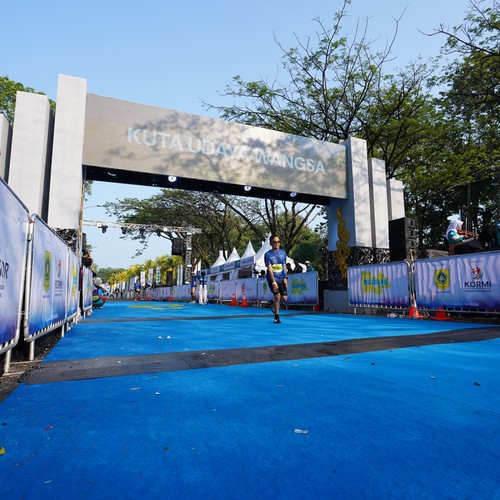 Race photo from BOGORUN 2026