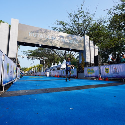 Race photo from BOGORUN 2026