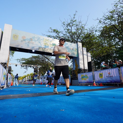 Race photo from BOGORUN 2026