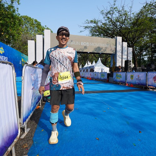 Race photo from BOGORUN 2026