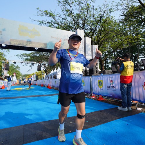Race photo from BOGORUN 2026