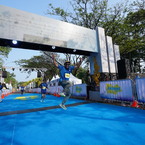 Race photo from BOGORUN 2026