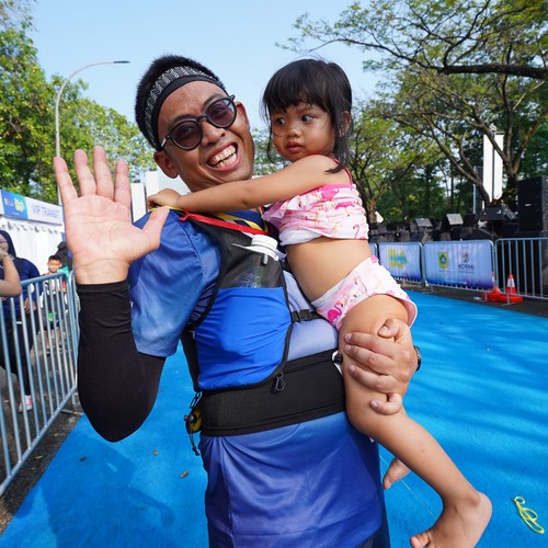 Race photo from BOGORUN 2026