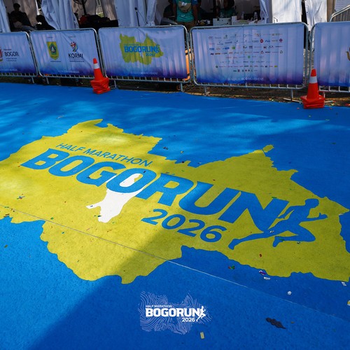Race photo from BOGORUN 2026