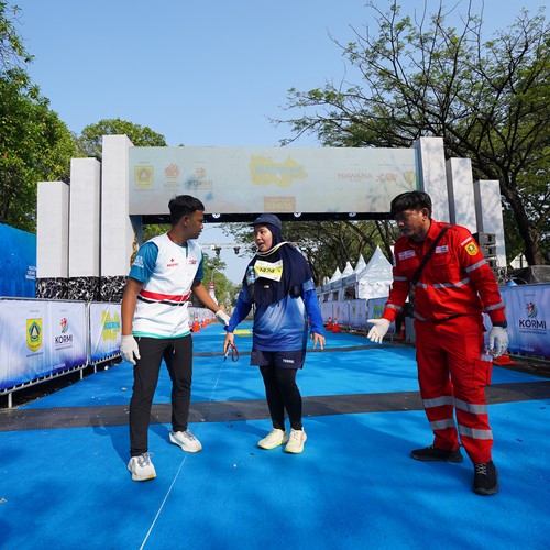 Race photo from BOGORUN 2026