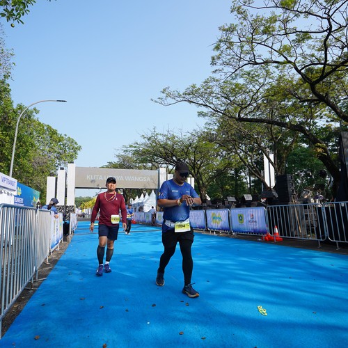 Race photo from BOGORUN 2026