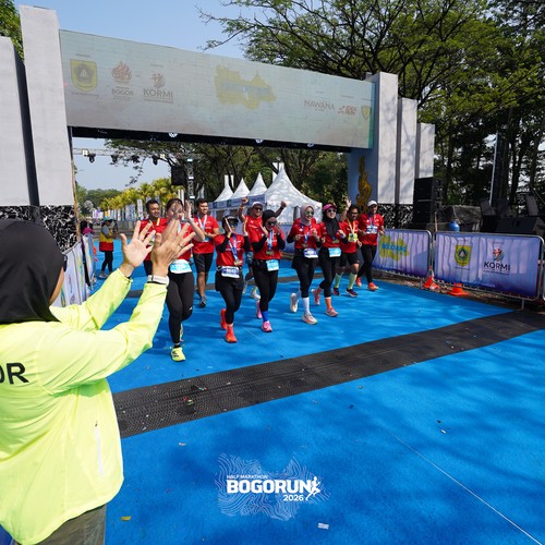 Race photo from BOGORUN 2026
