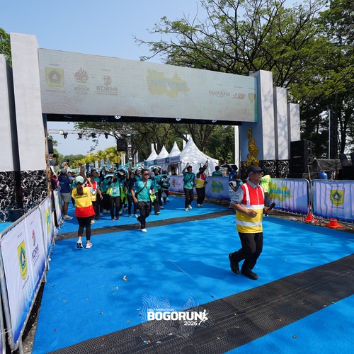 Race photo from BOGORUN 2026